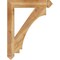 Ekena Millwork Imperial Arts & Crafts Rough Sawn Bracket, Western Red Cedar, 4"W x 26"D x 34"H BKT04X26X34IMP03RWR - alternate 3